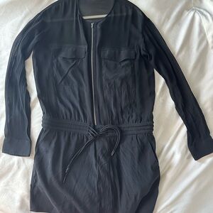 Alexander Wang Black Zip-Up dress